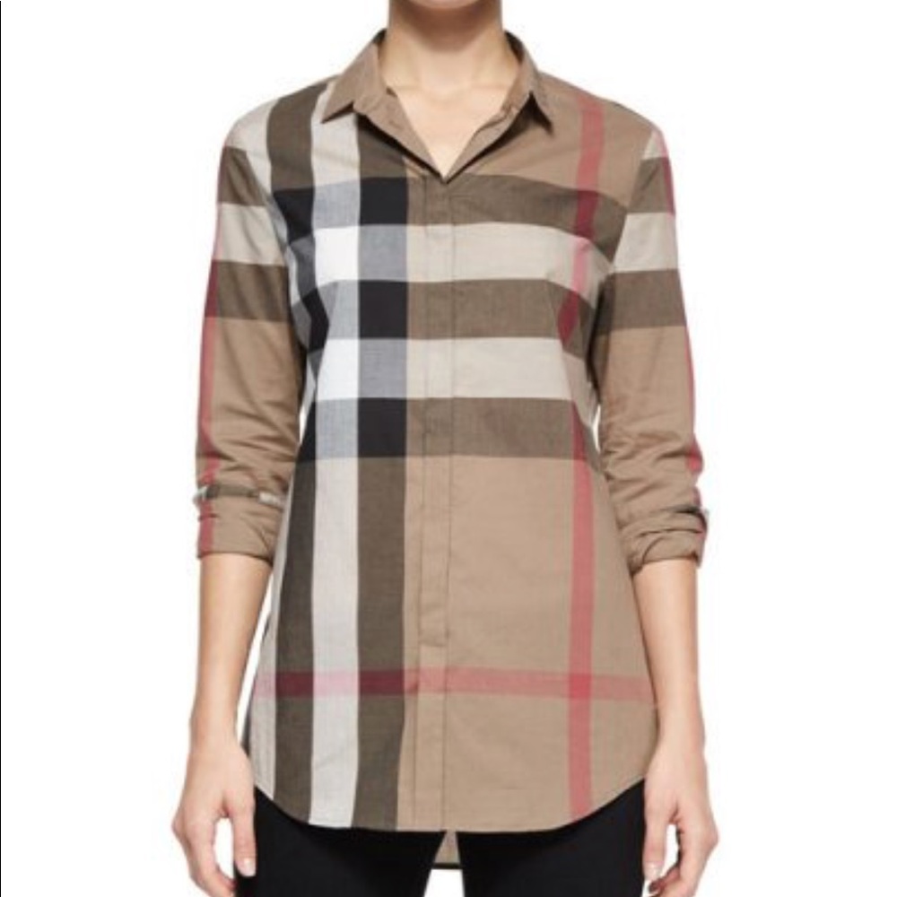 Burberry button down dress shirt